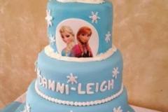 FRozen-3-tier-cake