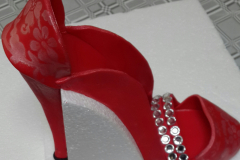 Sexy Red lady's Shoe cake topper